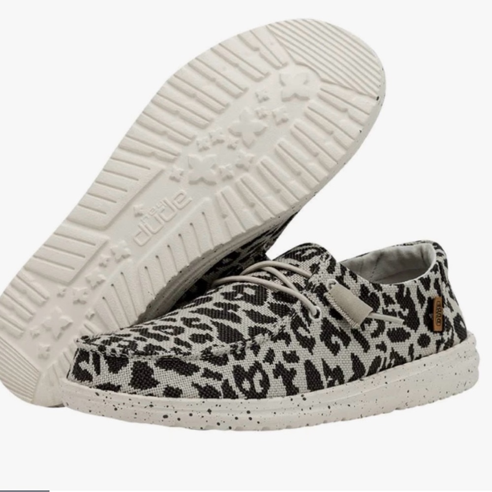Hey Dude zebra print